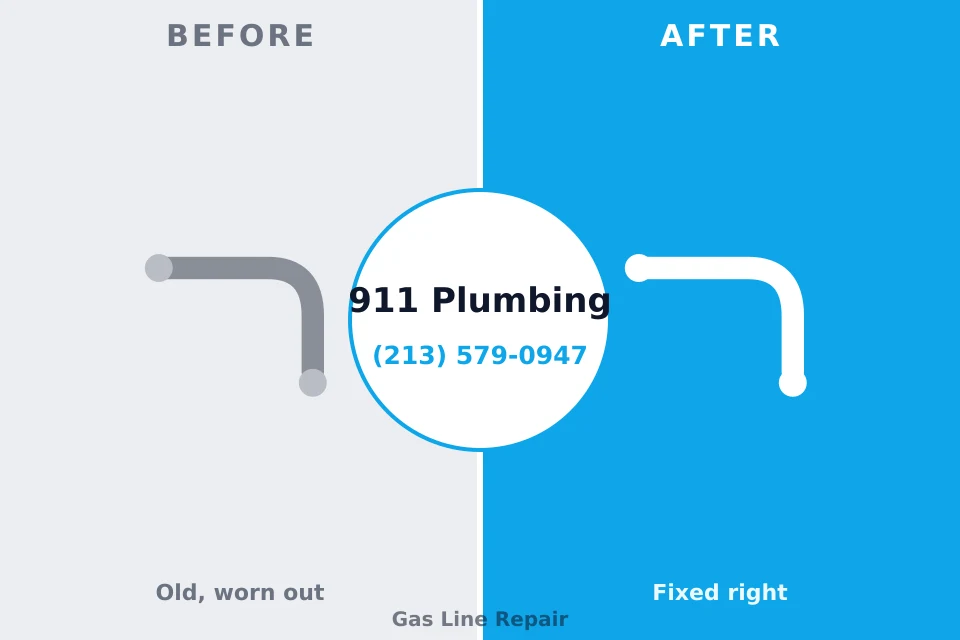 Before and after: plumbing repair Oxon Hill, MD